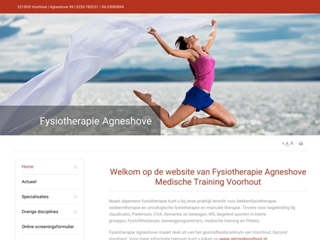 FYSIOTHERAPIE AGNESHOVE MEDISCHE TRAINING VOORHOUT
