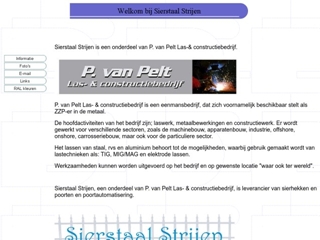 PELT LAS- EN CONSTRUCTIEBEDRIJF P VAN