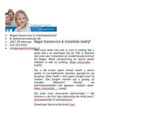 NAGEL GASSERVICE & INSTALLATIEBEDRIJF
