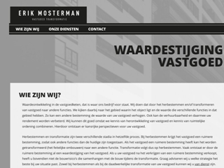 ERIK MOSTERMAN - VASTGOED TRANSFORMATIE