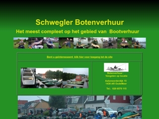 SCHWEGLER BOTENVERHUUR EN HENGELSPORT R H J