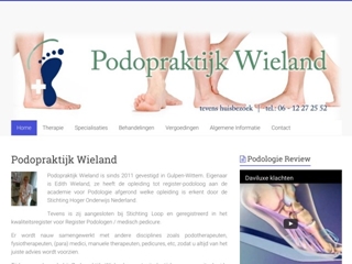 PRAKTIJK VOOR PODOLOGIE EN MEDISCH PEDICURE EDITH WIELAND