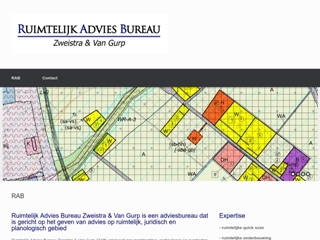 RUIMTELIJKADVIESBUREAU ZWEISTRA & VAN GURP BV