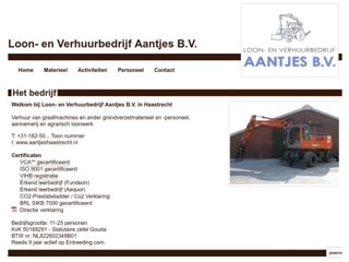 AANTJES BV LOON- EN VERHUURBEDRIJF