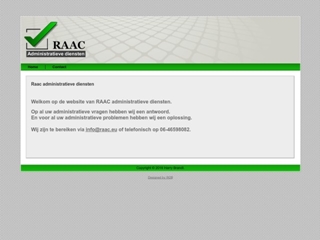 RAAC ADMINISTRATIEVE DIENSTEN