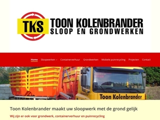 KOLENBRANDER TOON CONTAINERVERHUUR - SLOOPWERKEN