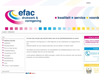EFAC DRUKWERK & VORMGEVING
