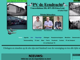 EENDRACHT POSTDUIVENVERENIGING DE