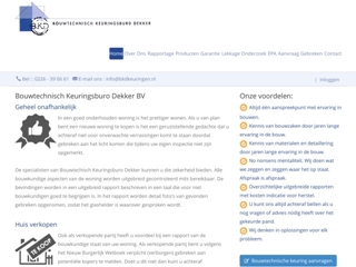 DEKKER BOUWTECHNISCH KEURINGSBUREAU