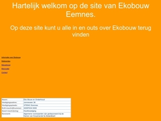 EKO BOUW EN ONDERHOUD