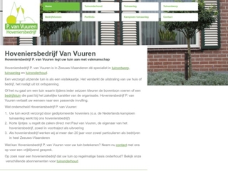 HOVENIERSBEDRIJF P VAN VUUREN