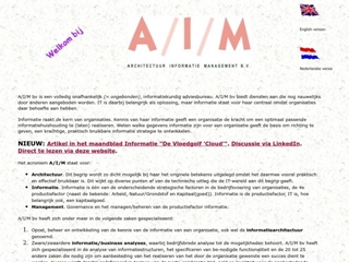 ARCHITECTUUR INFORMATIE & MANAGEMENT AIM