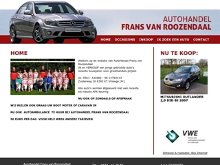FRANS VAN ROOZENDAAL AUTOHANDEL