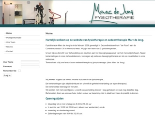 FYSIOTHERAPIE & OEDEEMTHERAPIE JONG M E DE