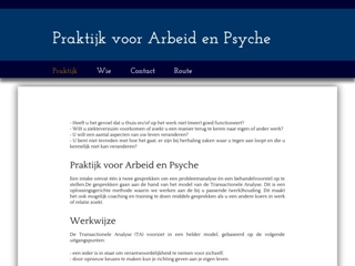 PRAKTIJK VOOR ARBEID EN PSYCHE