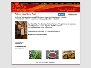 BONTE TAFEL CULINAIRE PRODUCTIES DE