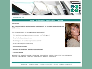 ANNET'S SECRETARY WORK (ASW)