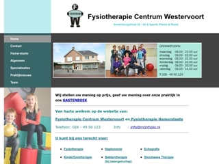 FYSIOTHERAPIE CENTRUM WESTERVOORT FYSIO