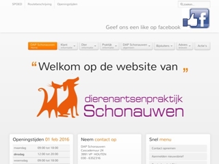 SCHONAUWEN DIERENARTSENPRAKTIJK DRS R J CORBEE
