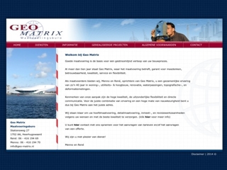 GEO MATRIX MAATVOERINGSBURO BV