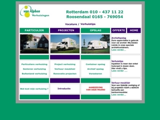 ALPHEN VERHUIZINGEN VAN