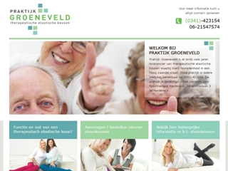 GROENEVELD PRAKTIJK VOOR THERAPEUTISCHE ELASTISCHE KOUSEN