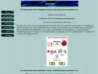 GROENBOS ADVIES ARBEIDSOMSTANDIGHEDEN