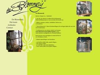 BLOMMERIJ BLOEMBINDERIJ DE