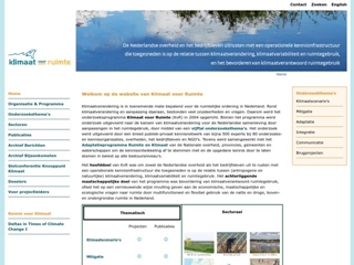 KLIMAAT VOOR RUIMTE