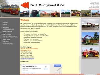 MUNTJEWERF EN CO TRANSPORTBEDRIJF FA P