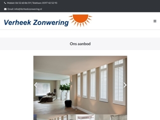 VERHEEK ZONWERING