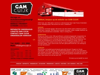 GAM CUIJK FRANSE ONDERDELEN