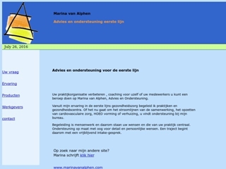 ALPHEN ADVIES & ONDERSTEUNING MARINA VAN