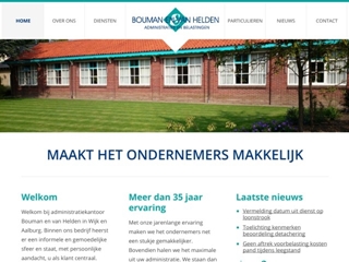 BOUMAN EN VAN HELDEN ADMINISTRATIES EN BELASTINGEN