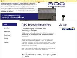 ABO BROODSNIJMACHINES