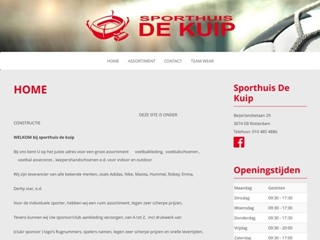 KUIP SPORTHUIS DE