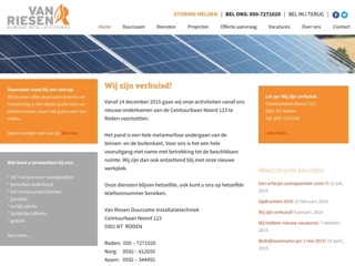 RIESEN DUURZAME INSTALLATIETECHNIEK VAN