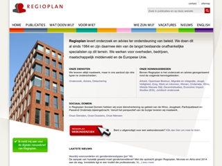 REGIOPLAN BELEIDSONDERZOEK BV