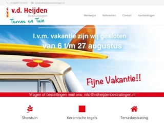 VAN DER HEIJDEN BESTRATINGEN
