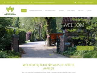 BUITENPLAATS DE EERSTE AANLEG