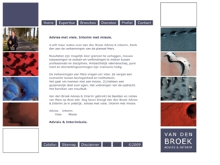 BROEK ADVIES EN INTERIM P A M VAN DEN