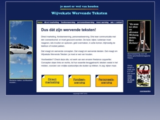 WIJVEKATE WERVENDE TEKSTEN O.A.