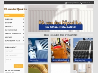 DIJSSEL BV INSTALLATIEBEDRIJF P A VAN DEN