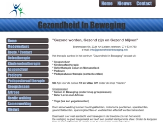 GEZONDHEID IN BEWEGING