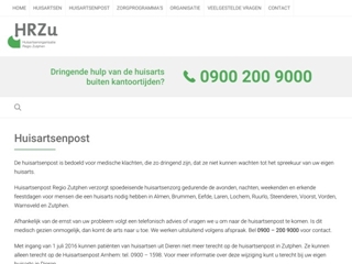 HUISARTSENPOST ZUTPHEN