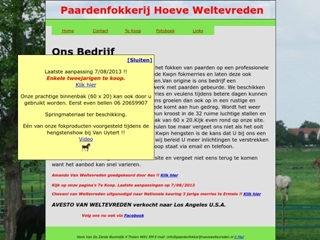 HOEVE WELTEVREDEN PAARDENHOUDERIJ
