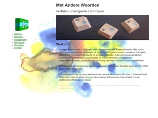 MET ANDERE WOORDEN