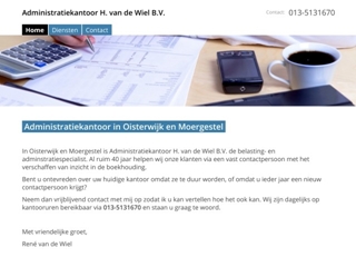 WIEL BV ADMINISTRATIEKANTOOR H VD