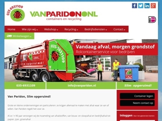 VAN PARIDON.NL CONTAINERS EN RECYCLING