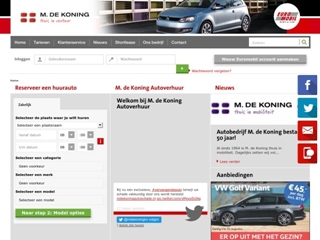 KONING BV EUROMOBIL AUTOVERHUUR M DE
